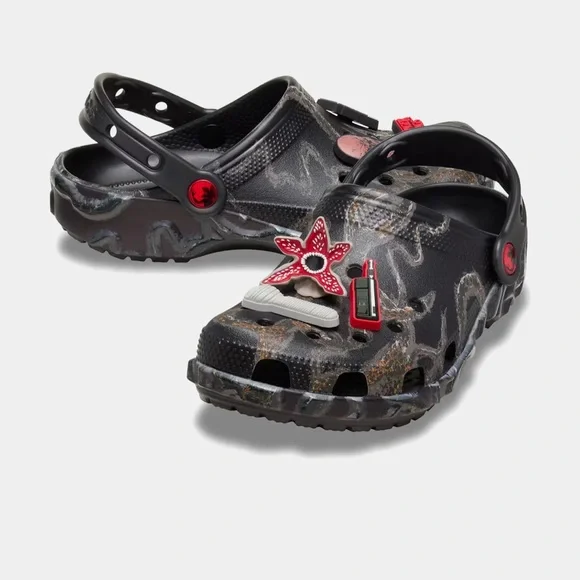 NWT Stranger Things x Crocs Classic Clog “The Upside Down” - Picture 2 of 7
